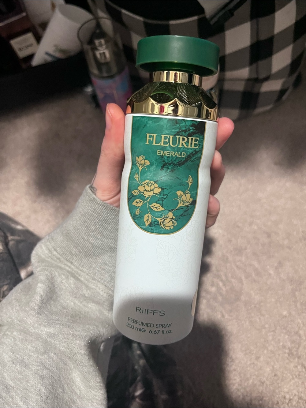 Emerald Perfumed Spray in Green